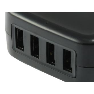Cargador Conceptronic Althea 5V 4xUSB 25W