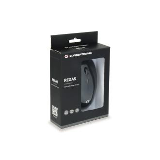 Ratón Conceptronic Regaso óptico desktop negro