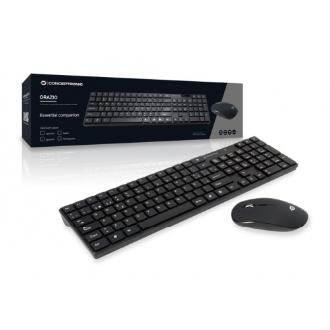 Teclado y ratón inalámbrico Conceptronic negro