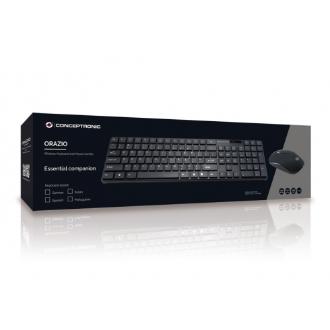 Teclado y ratón inalámbrico Conceptronic negro