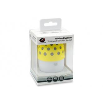 Altavoz Bluetooth Conceptronic con luces amarillo