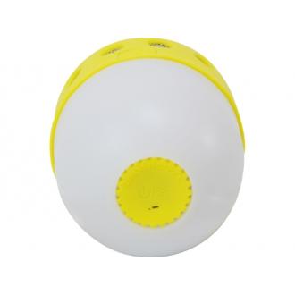 Altavoz Bluetooth Conceptronic con luces amarillo