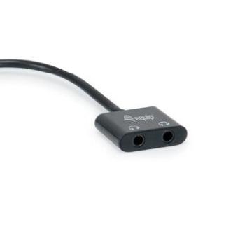 Adaptador Equip USB tipo C macho a 2xJACK 3.5mm (auricular y micrófono)