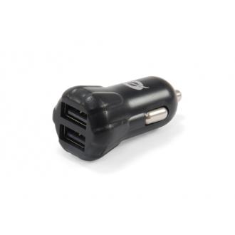 Cargador coche Conceptronic 5V 2xUSB + soporte móvil