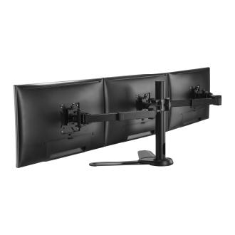 Soporte de mesa Equip 650125 de 13" a 27" 3 pantallas con peana