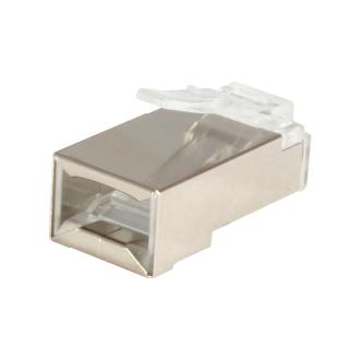 Bolsa 100 conectores RJ45 Equip Cat6 FTP con guía y capucha