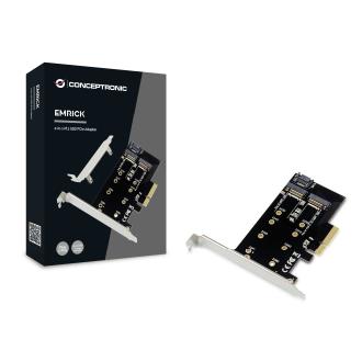 Controladora Conceptronic 1 M.2 SATA + 1 M.2 NVMe