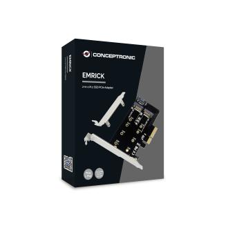 Controladora Conceptronic 1 M.2 SATA + 1 M.2 NVMe