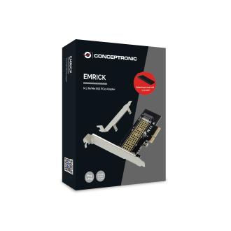 Controladora Conceptronic PCIe M.2 NVMe con disipador