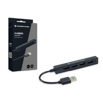 Hub USB 2.0 Conceptronic 4 puertos USB 2.0