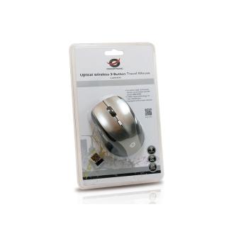 Ratón mini inalámbrico Conceptronic 5 botones negro