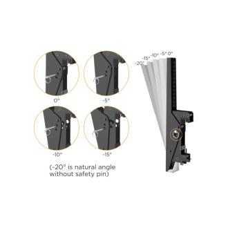 Soporte de techo Equip 650374 45" a 55" para 3 pantallas inclinable