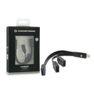 Hub USB tipo C Conceptronic 1p. USB 3.0/2p. USB 2.0
