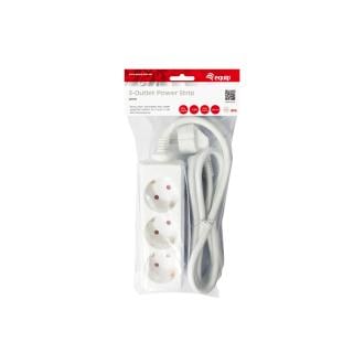 Regleta Equip con 3 tomas 1.5m blanca