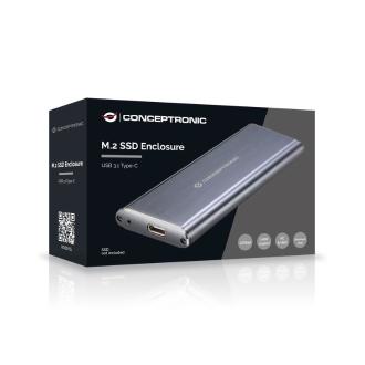 Caja externa Conceptronic M.2 SATA USB TIPO C (NO NVME)