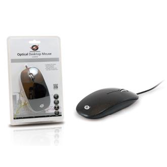 Ratón Conceptronic Desktop 3 botones USB negro