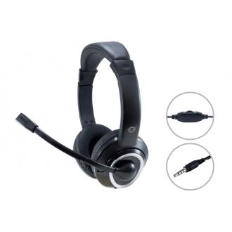 Auricular con micrófono Conceptronic Polona 3.5mm