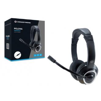 Auricular con micrófono Conceptronic Polona 3.5mm