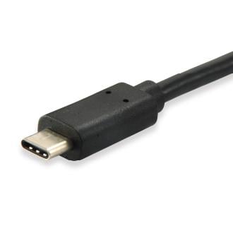 Cable Equip USB-A 3.1 macho a USB tipo C macho 1m 3A negro