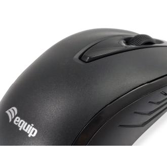 Ratón compacto Equip Life 1000DPI USB negro