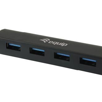 Mini hub 4 puertos USB 3.0 equip