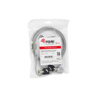 Cable de seguridad de portátil Equip Life con llave 1.5m