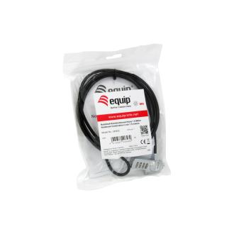 Cable de seguridad de portátil Equip Life con combinación 1.8m