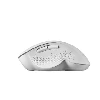 Ratón inalámbrico Mars Gaming MMWERGO Ergo blanco