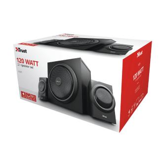 Altavoces Trust 2.1 Yuri 60W RMS negro