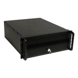 Caja Rack 19 4U Unykach UK4129 frontal de rejilla