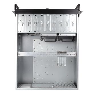 Caja Rack 19 4U Unykach UK4129 frontal de rejilla