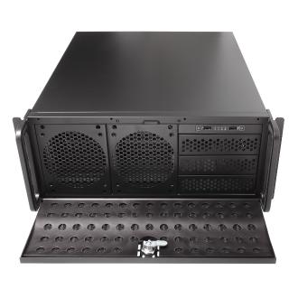 Caja Rack 19 4U Unykach UK4129 frontal de rejilla