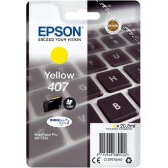 Cartucho original Epson 407 amarillo