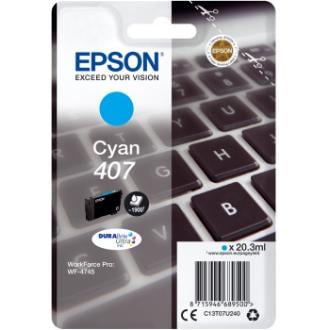 Cartucho original Epson 407 cian