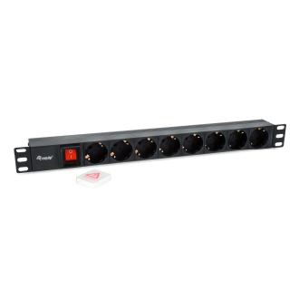 Regleta alimentación Equip 8 tomas rack cable IEC 14 especial SAI