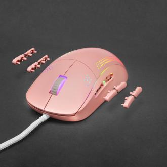 Ratón Mars Gaming MMPro RGB rosa