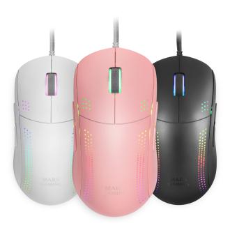 Ratón Mars Gaming MMPro RGB rosa