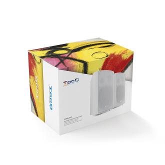 Altavoces TooQ TQOWS-01W pared 2x30W blancos
