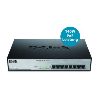 SWITCH D-LINK DGS-1008MP 8P GIGA POE 