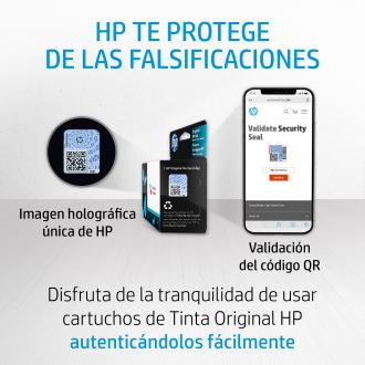 Pack 2 cartuchos originales HP 305 color y negro