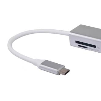 Hub USB tipo C 3.1 Equip Life 4 puertos USB 3.0 tipo A