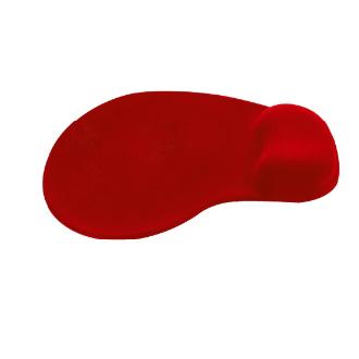 Alfombrilla con reposamuñecas Trust Bigfoot gel rojo