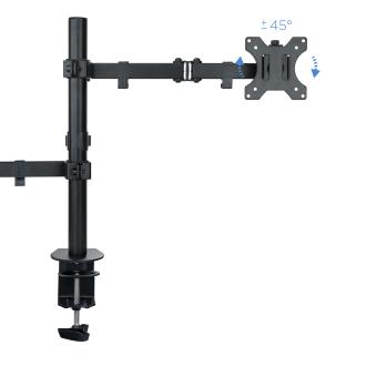 Soporte de mesa TooQ DB1200TN-B de 13" a 32" + portátil brazo
