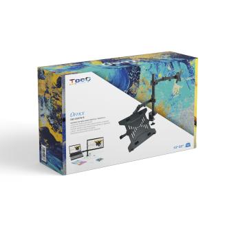 Soporte de mesa TooQ DB1200TN-B de 13" a 32" + portátil brazo