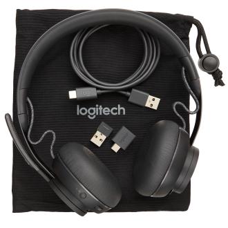 Auriculares Logitech Zone Bluetooth Qi negro