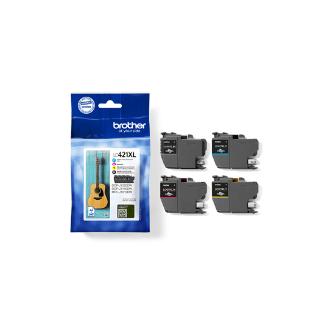 Pack 4 cartuchos originales Brother LC-421XL todos los colores