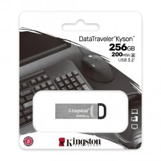 Memoria USB 3.2 Kingston Kyson 256GB plata