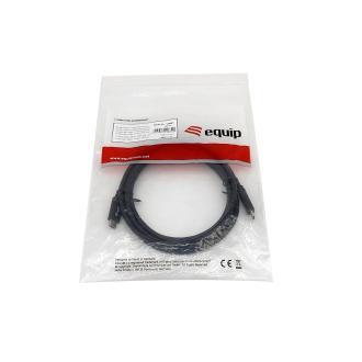Cable Equip USB tipo C 3.2 macho/macho transferencia 5G 3A 60w 1m negro