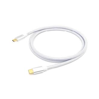 Cable Equip USB Tipo C 3.2 macho/macho transferencia 10G 5A 0.5m blanco