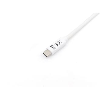 Cable Equip USB tipo C 3.2 macho/macho transferencia 5G 3A 60w 1m blanco